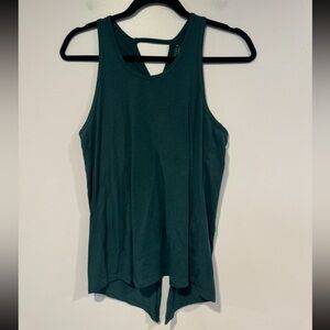 Teal Athleta open back tank top